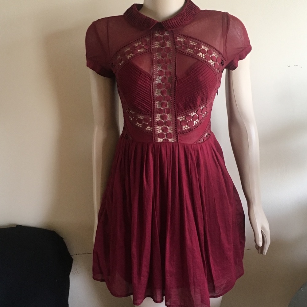 Free People Lacey Sheer Dress